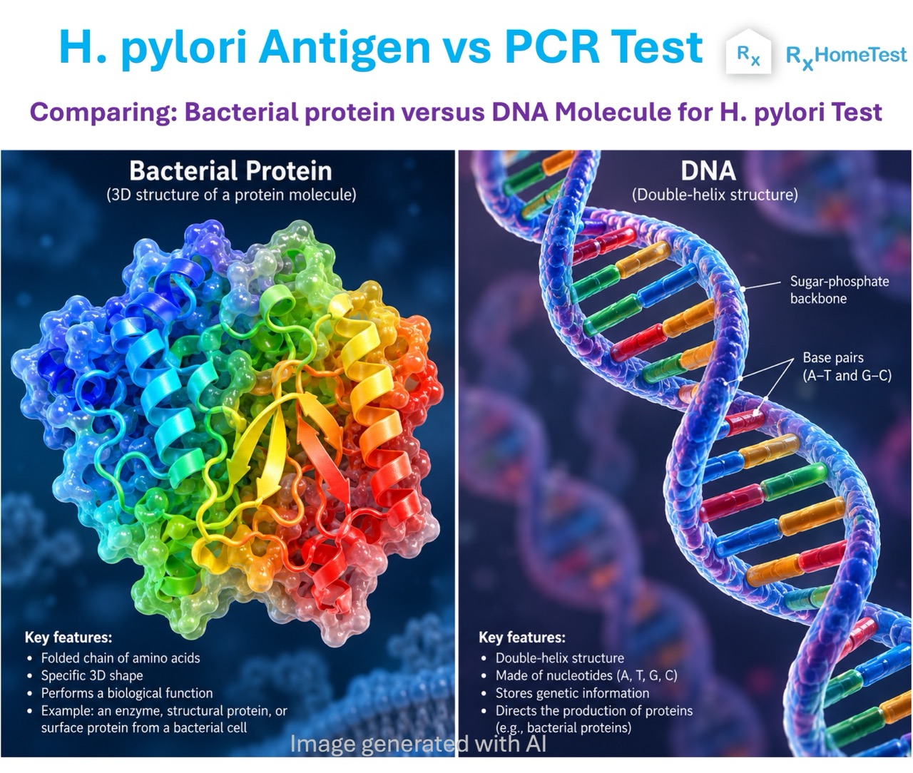 H. pylori Antigen vs PCR Test - What's the Difference?